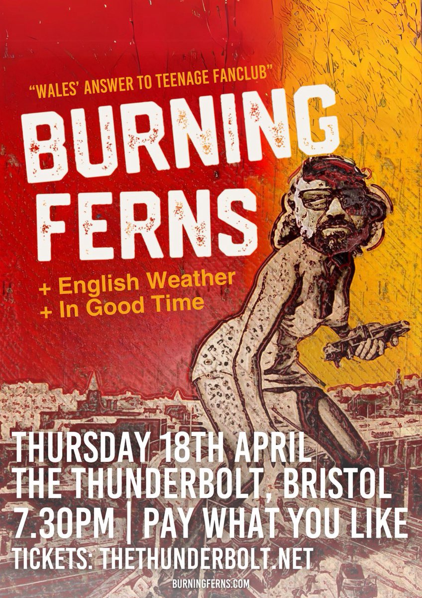 We have a bunch of gigs coming up, next up being our first headliner (or indeed show of any kind) in Bristol. A week Thursday (18th) at the Thunderbolt. See you there!