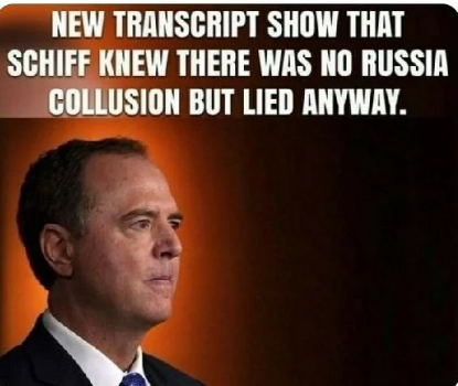 Adam Schiff took part in an attempt to overthrow a duly elected president, which is Treason.. who else wants Тrump to file charges & prosecute the shit outtta his ass?