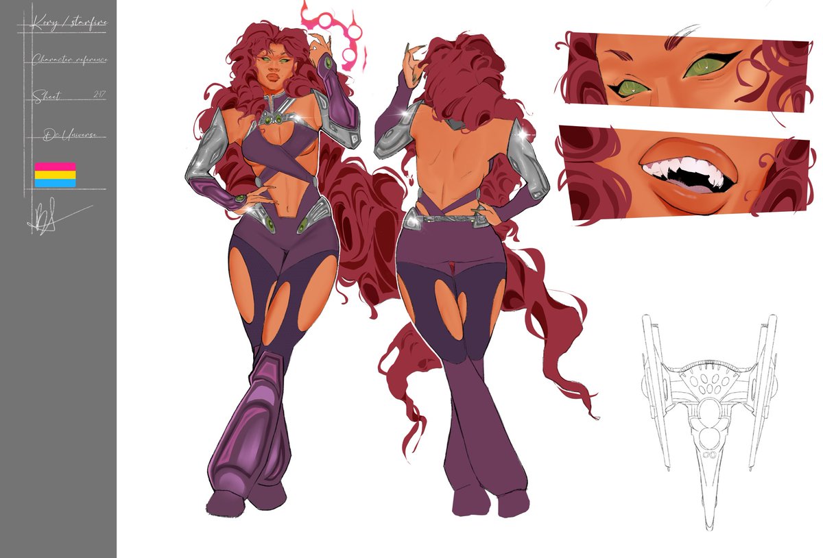 Let’s talk about a Serve #Starfire #Titans #fanart