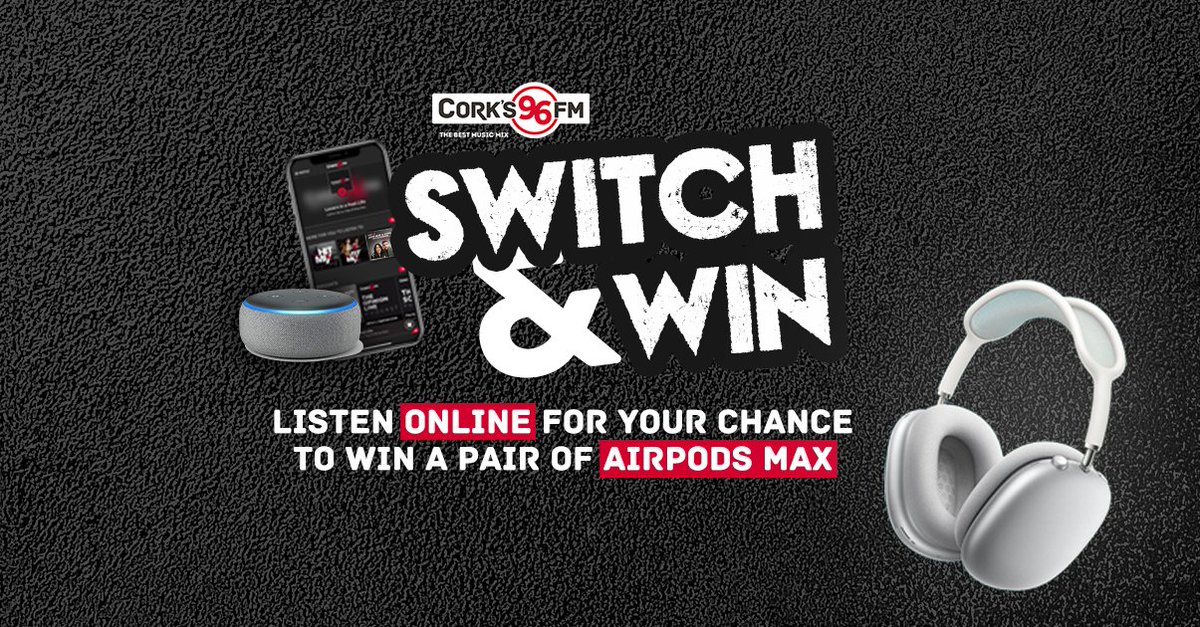 Want to win a pair of AirPods Max?! 🎧⁠ ⁠ All you have to do is Switch & Win! Make sure you're listening to Lorraine & Ross in the Morning all week for the password you need! Then listen on your phone, smart speaker or tablet for the cue to text and you could win!📱💻