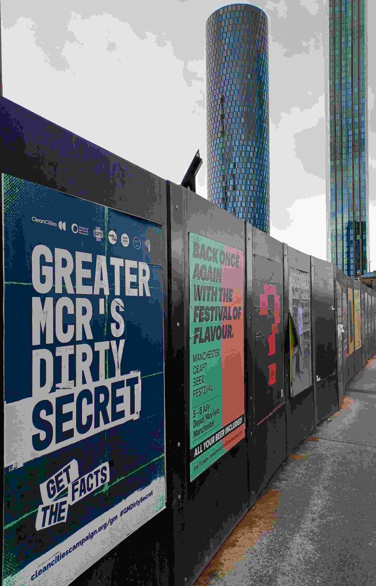 The secret’s out. Greater Manchester is one of the most polluted places in the UK 😷

Call on the mayoral candidates to take action on our dirty air.

You can get involved by:
* Emailing the mayoral candidates
* Sharing the campaign

See cleancitiescampaign.org/gm/ #GMDirtySecret