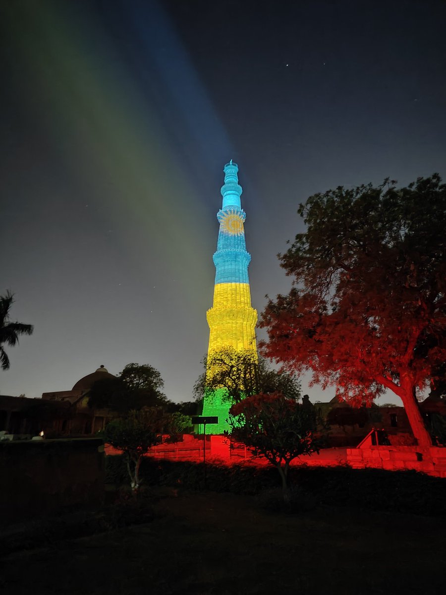 MUKANGIRA1's tweet image. Many thanks to the Government and the  People of India, for illuminating the Qutub Minar today, April 7th, 2024,with Rwandan colours,as a symbol of global unity and solidarity, in commemoration of the 1994 Genocide against the Tutsi in Rwanda @MEAIndia
@RwandaMFA @Unity_MemoryRw