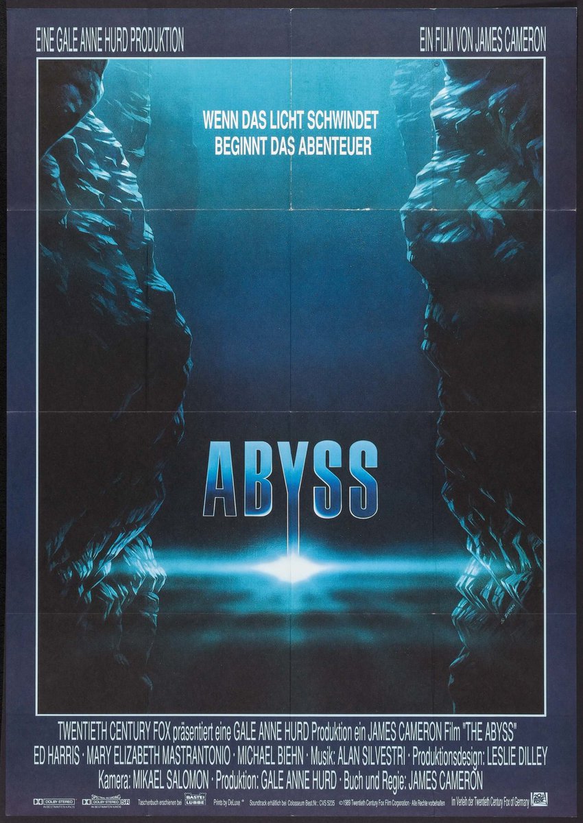 Thanks to the @Belcourt for showing THE ABYSS in glorious 4K. I'd never seen it on the big screen and man was it a treat to share it with the 12-yr-old.

#TheAbyss #JamesCameron
