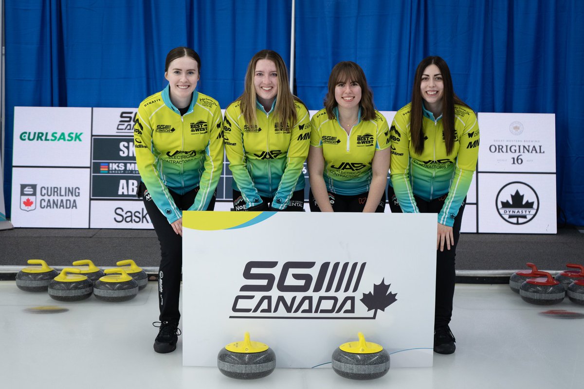 🚨@SGI_CANADA Best of the West Final Feature Game🚨 Team Skrlik (@Curling_Alberta) 🆚 Team Marks (@Curling_Alberta) ⏰| 1:00 PM MT 📺 | Curling Canada YouTube channel ➡️ youtube.com/curlingcanada 🥌 | Scores ➡️ bit.ly/BOTWWomensScor… #BOTW2024 | 🗻⛰️🌾🦬🃏