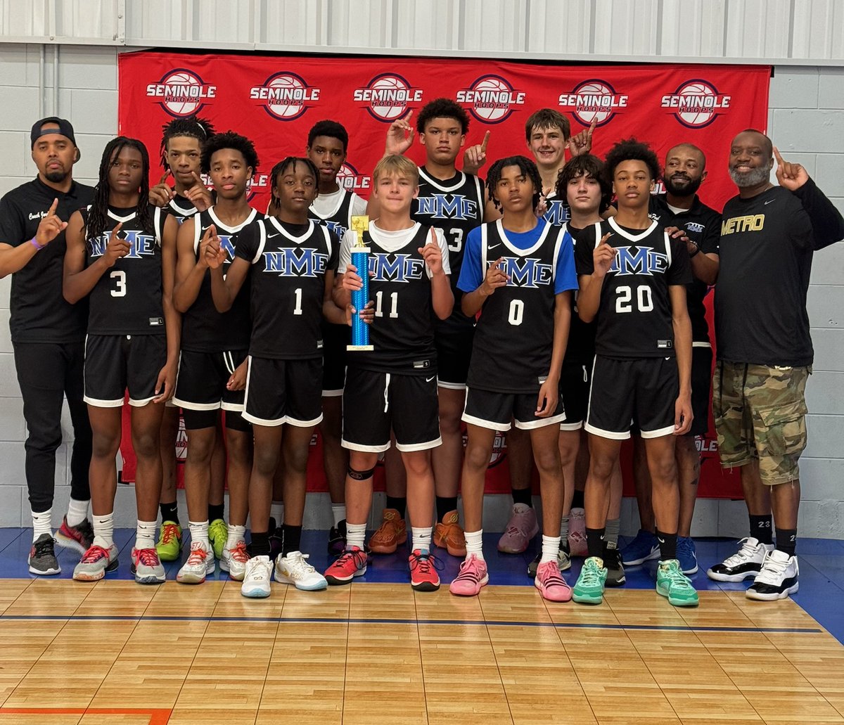 NME 14U National does it again....except for 1 bad shooting half, we would be 4/4 on trophies instead of 3/4. FULL recap on szn so far coming up.... But in this post - 'THE CHAMPIONS' bring home another trophy from 'The Battle for Central FLA', beating RTG 49-37 in the title gm!