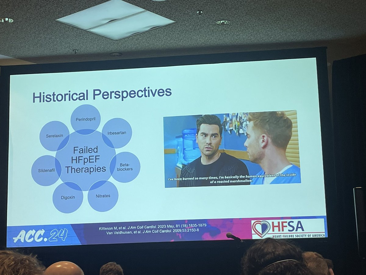 Excellent discussion on the controversial and challenging management of HFpEF <a href="/ACCinTouch/">American College of Cardiology</a>.