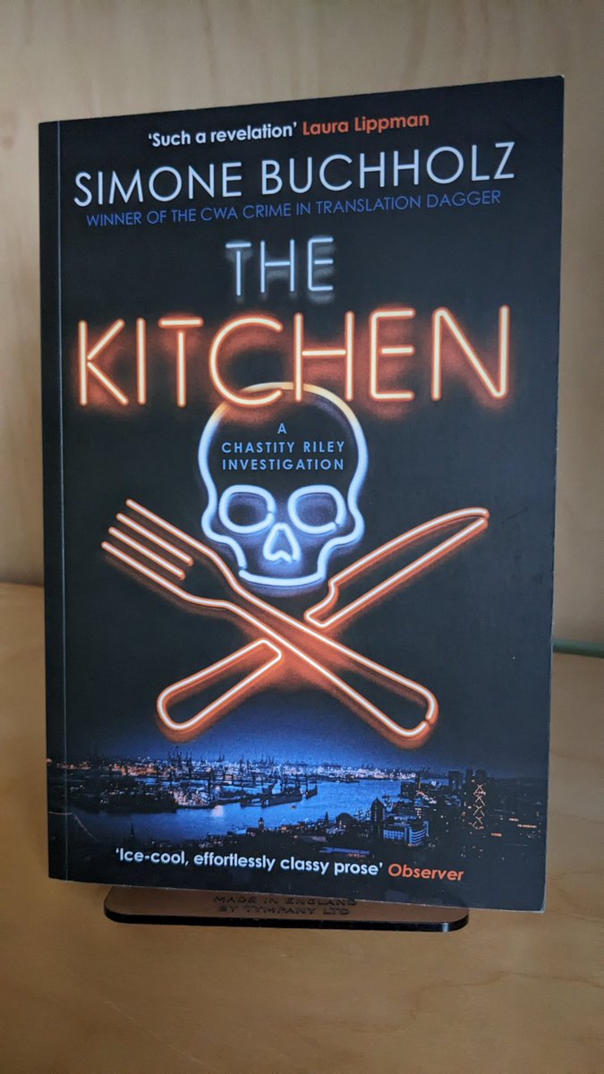 Thanks to @OrendaBooks for sending me a proof of #TheKitchen by Simone Buchholz and beautifully translated by @FwdTranslations. A   great easy read with much humour and great characters. Out in April 2024. Add to your tbr pile. You won't be disappointed.