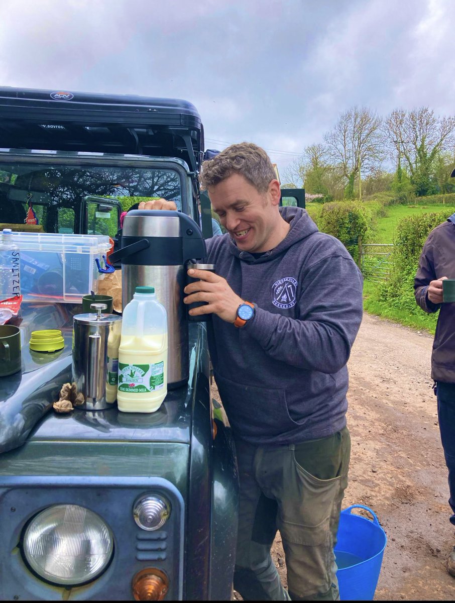 Loving every moment of this weekends rural experience day , working with a fantastic group of mixed #ArmedForces #veterans and #emergencyservices as we ran a two part farm tour and tree planting day with the #woodlandwarriorprogramme . 🌱 🌳 #MentalHealthMatters #Conservation