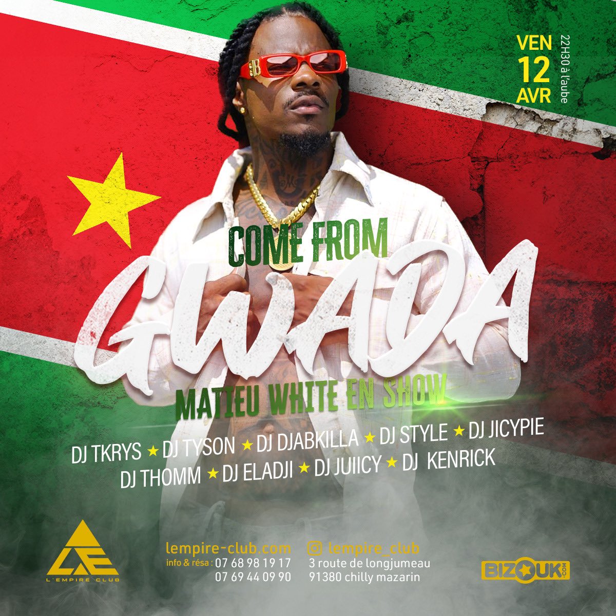 COME FROM GWADA 🔥🔥🔥
Matieu White en show 🥳
<a href="/DjTkrys/">T K R Y💰</a> <a href="/DjTysonShow/">Dj Tyson aka The Voice</a> <a href="/djabkilla/">Eagle ᡕᠵ᠊ᡃ່࡚ࠢ࠘ ⸝່ࠡࠣ᠊߯᠆ࠣ࠘ᡁࠣ࠘᠊</a> <a href="/djstylemix/">DjStyleTheFuture</a> <a href="/DeejayJicypie/">Deejay JiCyPie 971</a> <a href="/dj_thomm/">DJ THOMM 🐼</a> <a href="/Djeladji/">Le mercenaire de l’espace</a> <a href="/JuiicyDj/">Mais t’es un Malade ou quoi !? 🤪</a> <a href="/kenrickdj/">KENRICK 🎰</a>