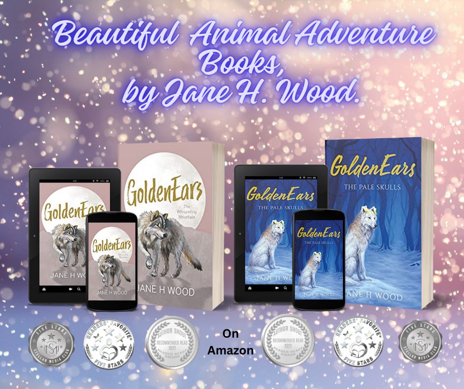 Beautiful books for #youngadults #books4kids #AnimalLovers @AuthorShoutOut #BooksWorthReading #Recommended #nature #wolves #friendship 
Available on Amazon: Award-winners
mybook.to/WhisperingMoun…
Second Edition Out Now! GoldenEars: The Pale Skulls
amazon.co.uk/dp/B0CZY68N1N