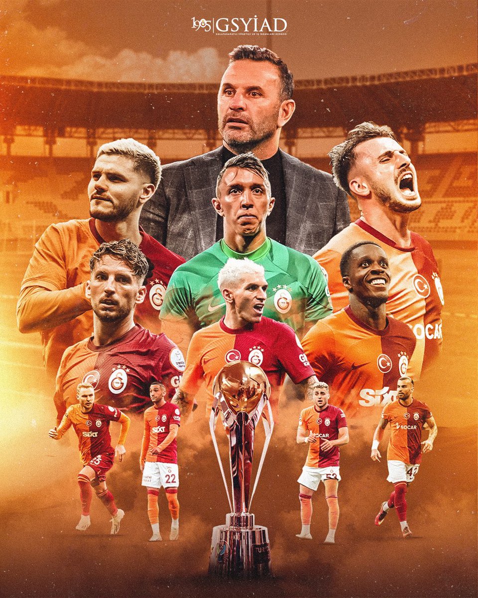 Turkcell Süper Kupa GALATASARAY’ımızın! 🏆💛❤️