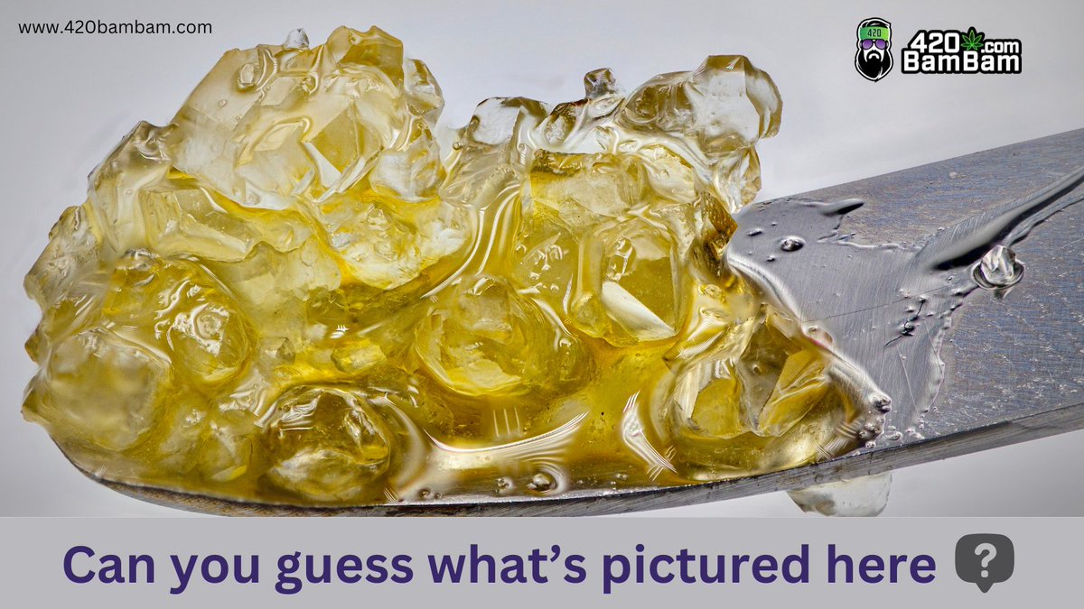 🔍 Can you guess what's pictured here? 🌿 drop your guesses below!💬

#CannabisCommunity #420BamBam #CannabisConcentrate