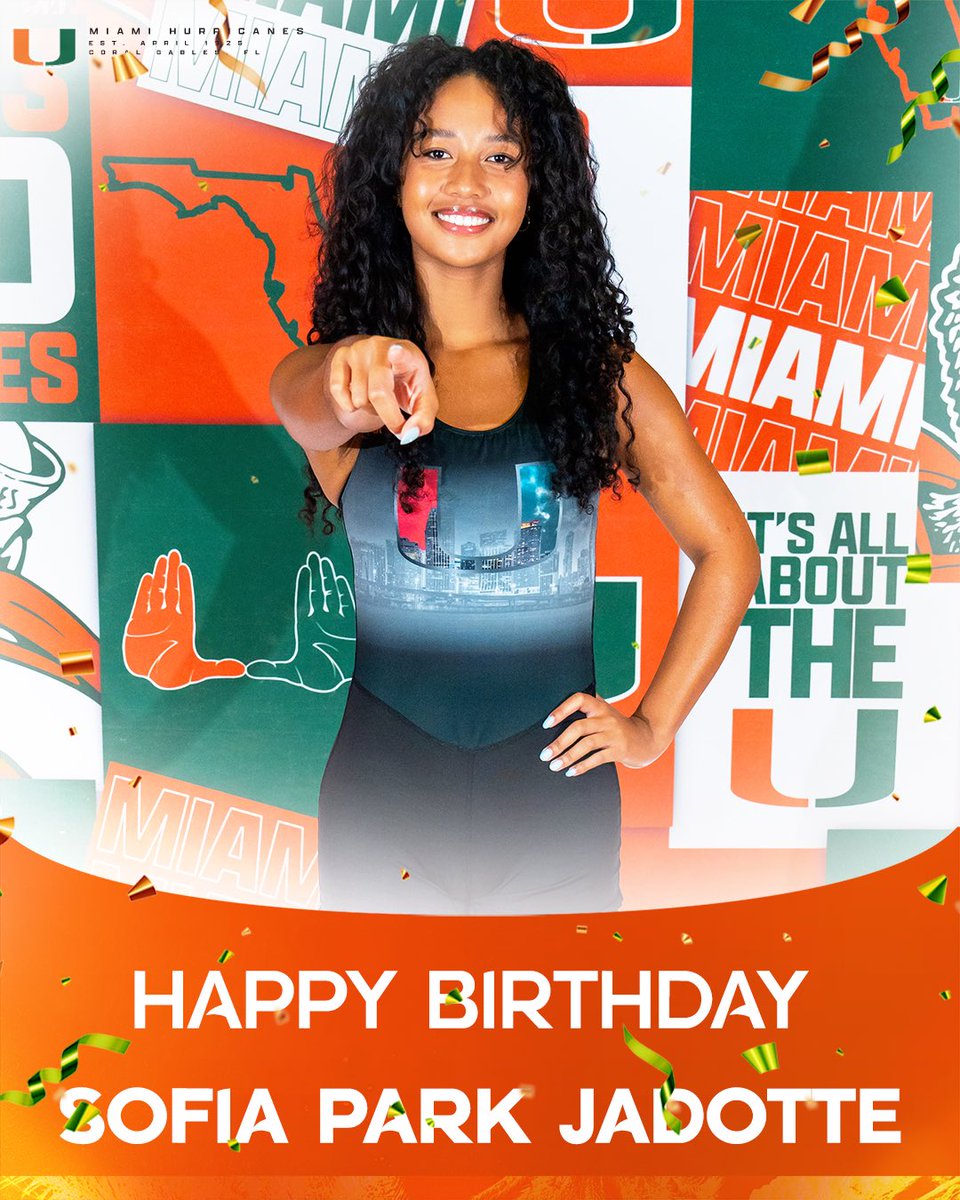 From your Canes fam to you - happy birthday, Sofia 🎂🎉