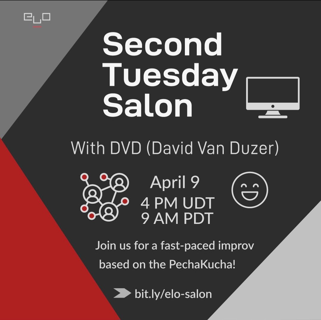 PechaKucha with DvD this Tuesday at the Second Tuesday Salon