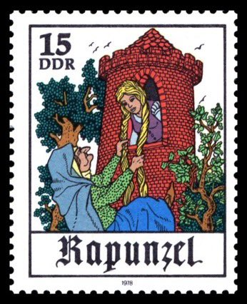 “Rapunzel, Rapunzel let down your hair so that I might climb thy golden stair. And Rapunzel let down her long hair as fine a spun gold.” Brothers Grimm, 1812