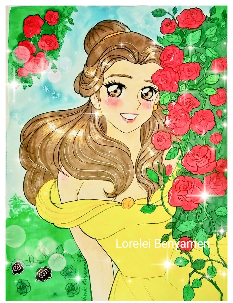 Belle 🌹
#BeautyAndTheBeast #disneyfanart #belle