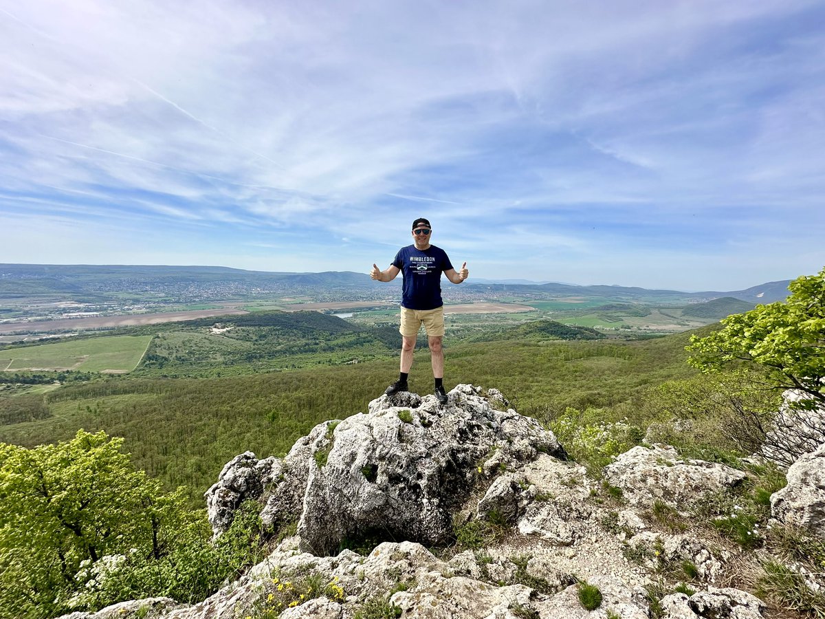 Was a great sunny Sunday walking in the mountains near Budapest with my kids !!!