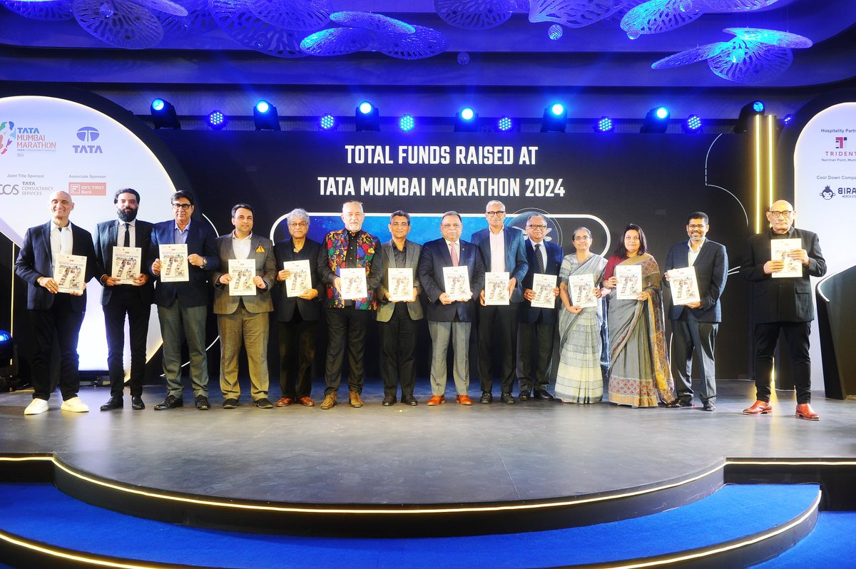 Great evening celebrating the philantrophy awards for @TataMumMarathon - a phenomenal $8.6 million raised for 268 charities, by the generous community that rallied around the event.

Huge congrats to @procamintl on this achievement, which represents the true spirit of #Mumbai