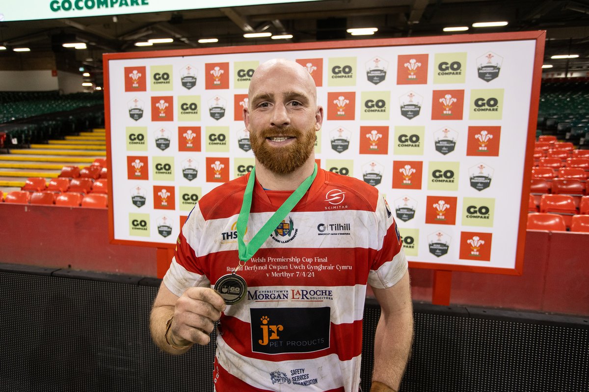 The @Gocompare Player of the Match for the Men’s Premiership Cup Final is Stuart Worrall of Llandovery #RTP24