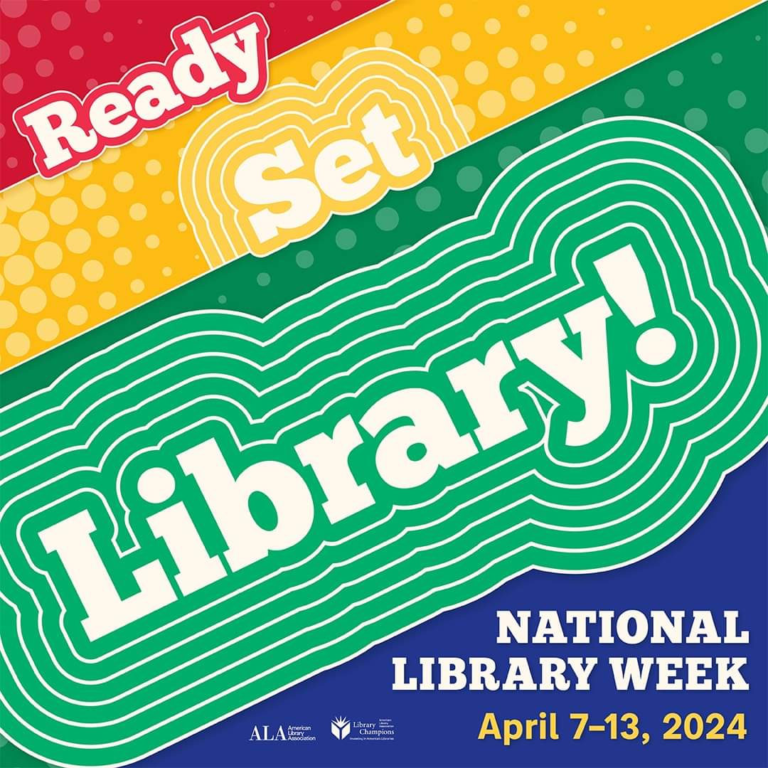 Stop by your library this week and thank the staff for all they do for your community. #LibrariesChangeLives #NationalLibraryWeek