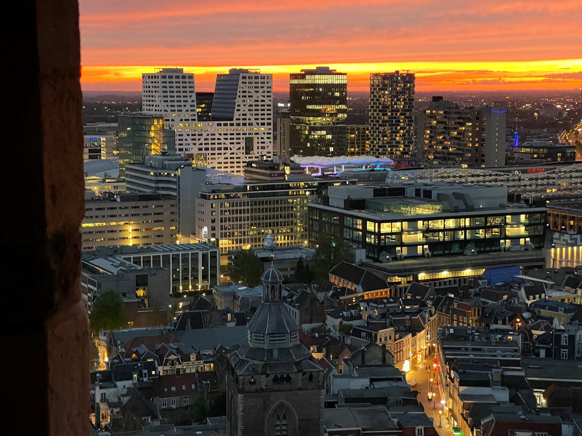 Malgosiafiebig's tweet image. What a view from the #Domtoren #Utrecht