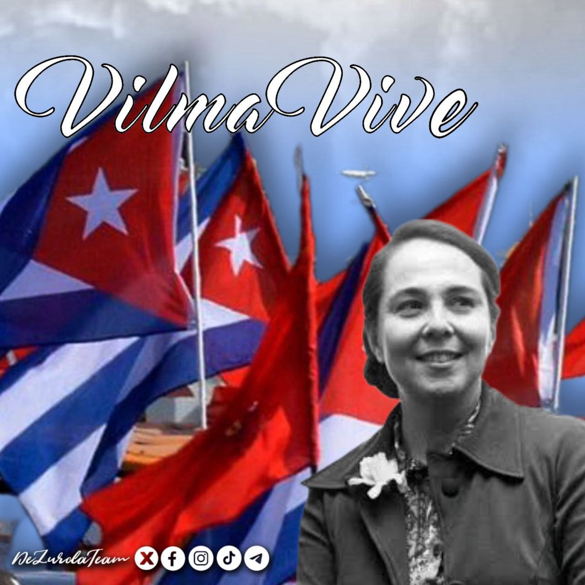 Consagró toda su vida a la lucha por la Mujer, 
Desde el Triunfo de la Revolución Trabajó para que la Mujer Cubana fuera incluida en Nuestra Sociedad.
#VilmaVivePorSiempre 
#DeZurdaTeam_ 🤝🐲