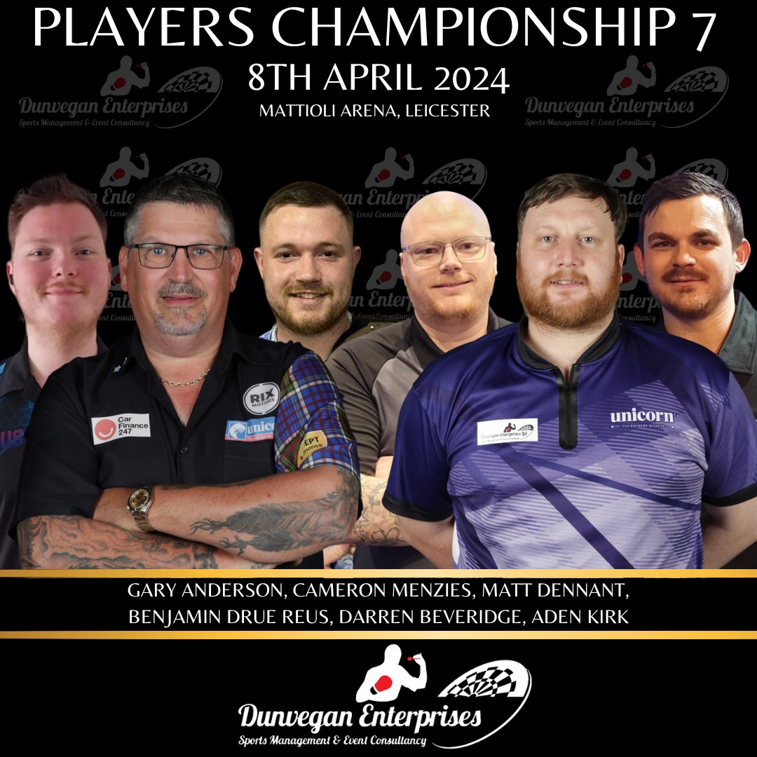 Preview from @theryansegal for PC 7 6 up this week @GaryAnderson180 @CameronMenzies @Mattd_256 @Icecold501 @DrueReus and Aden Kirk. We can't wait! Read here: tinyurl.com/PC7-preview