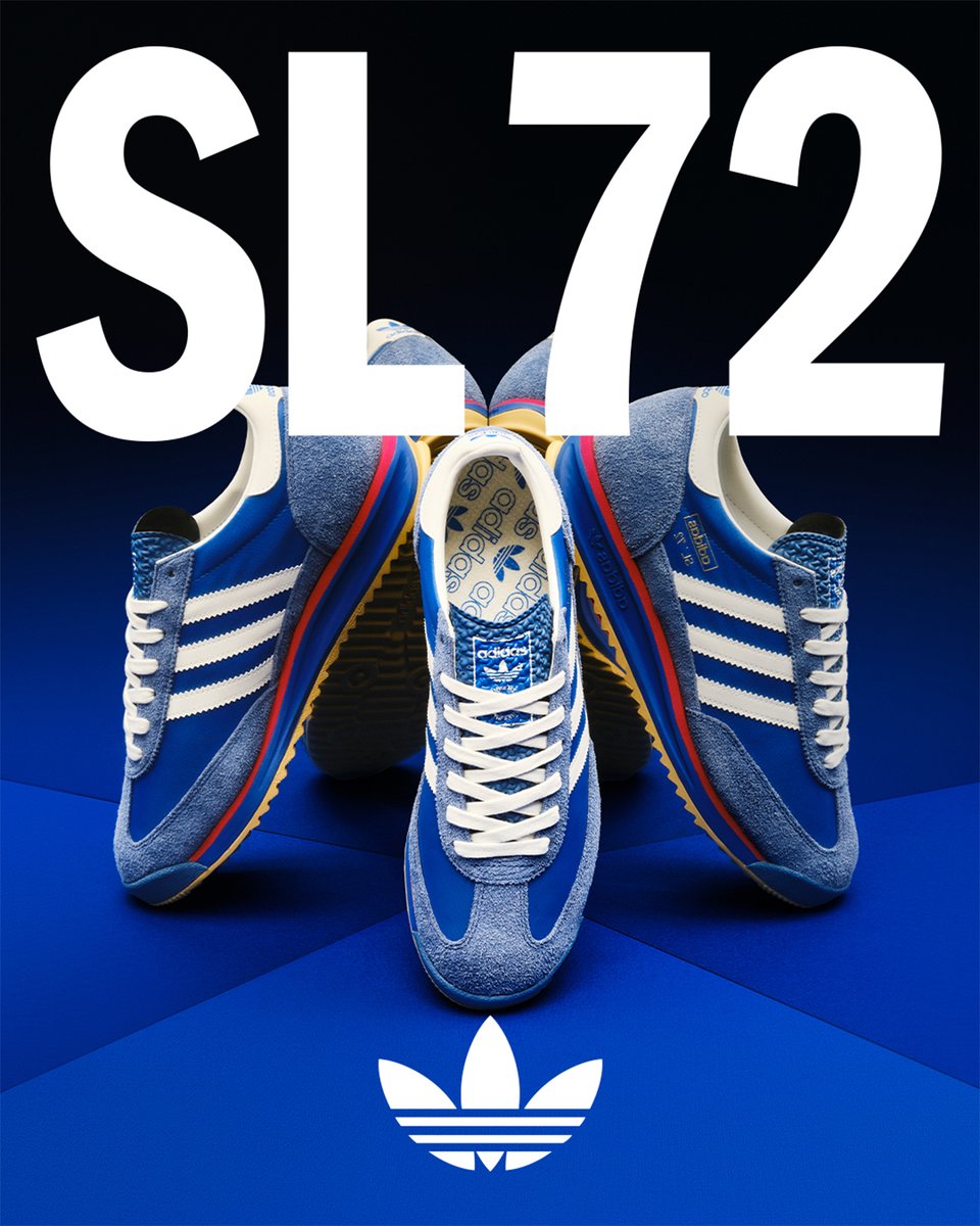 The SL72. A bold classic from #Adidas. 🔵 Cop your pair at Finish LIne. finl.co/1pkY