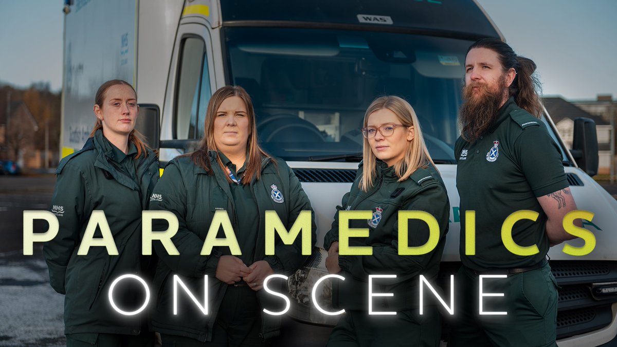 One hour to go! Don't forget to watch tonight's first episode of the new series of #ParamedicsonScene on BBC Scotland at 9pm Tonight's episode features SORT east, East ACC, Inverness and our Air Ambulance team Catch up on BBC iPlayer or on Tuesday at 8pm @FirecrestFilms