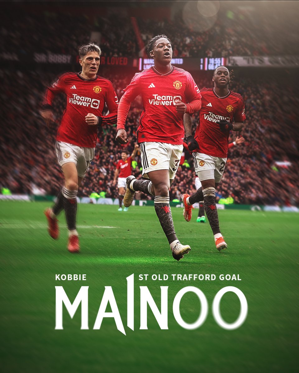 A landmark moment for Kobbie 🙏

#MUFC || #MUNLIV