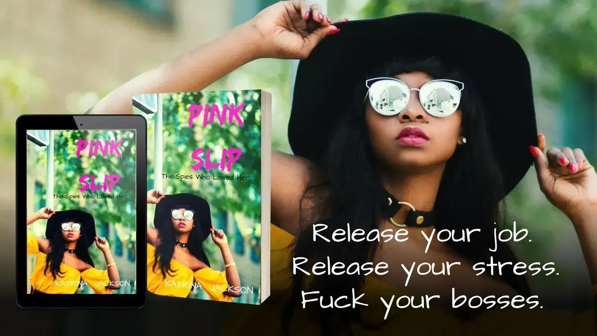 PINK SLIP Release your job. Release your stress. Fuck your bosses. geni.us/pinkslip #EroticRomance #RomanticSuspense #InterracialRomance #PolyamRomance #WorkplaceRomance #SpiesWhoLovedHerSeries #PinkSlip