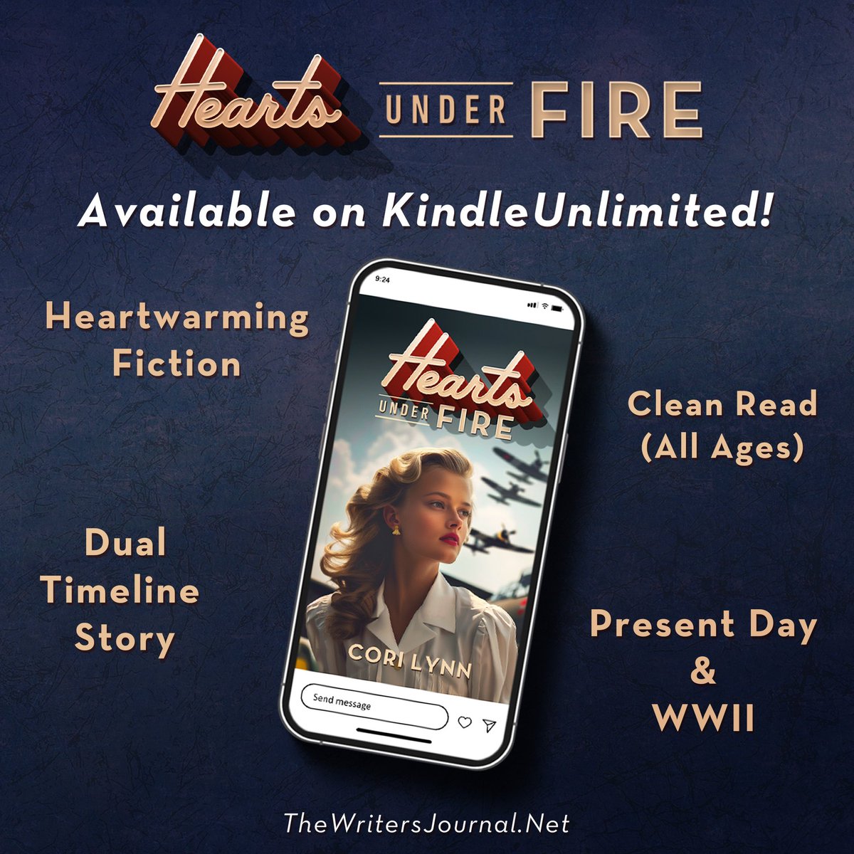 Check it out! #Hearties
Read here: a.co/d/8Ysk79p

#HeartsUnderFireNovel #HistoricalFiction #HistoricalRomance #readersofinstagram #wwiinovel #cleanreads #wwiifiction #fictionreaders #dualtimeline #romancebooks #readingcommunity #booktok