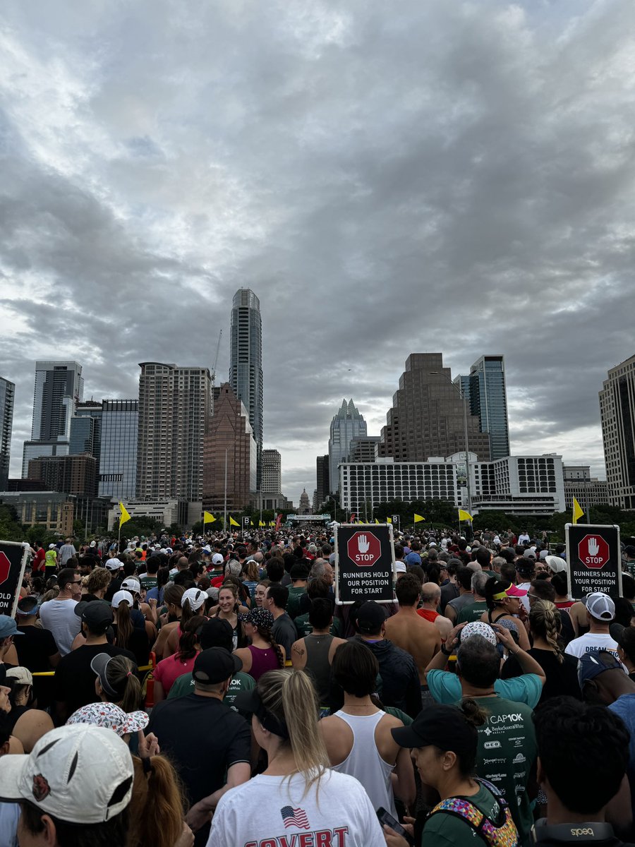 Smashed the Cap 10k in Austin this AM with the squad.