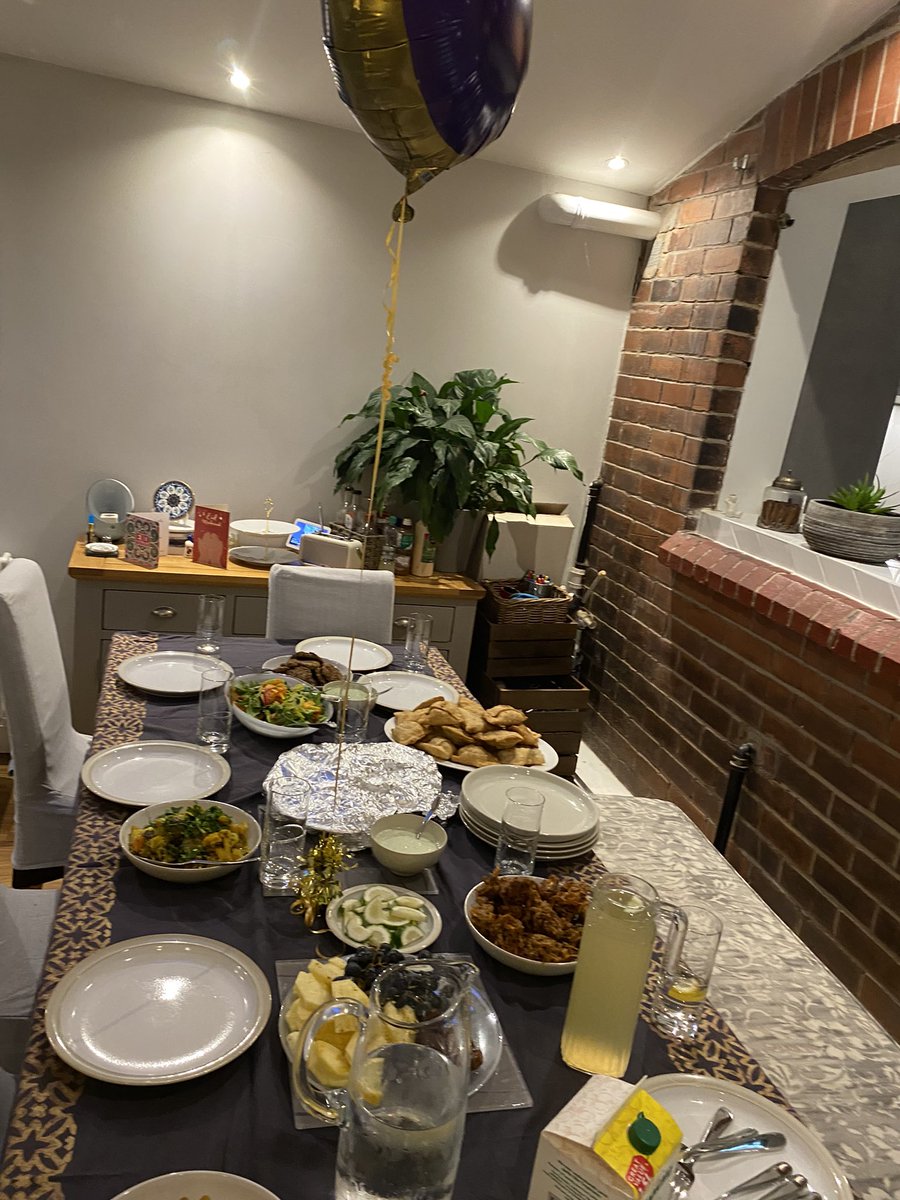 Feeling content &amp;  special after being invited to a wonderful colleague &amp; friends’ house to share Iftar with her &amp; her family - thank you Razia. We ate amazing food &amp; appreciated the kindness, resilience and generosity of the family, &amp; learned more about the meaning of Ramadan