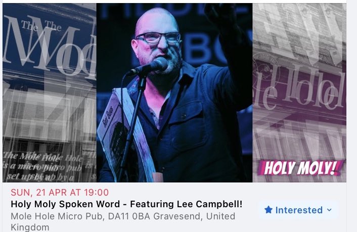 Looking forward to being this month's headliner/featured poet @holymolypoetry on April 21st! #performancepoetry #spokenword #poetry #poem #spokenwordpoetry