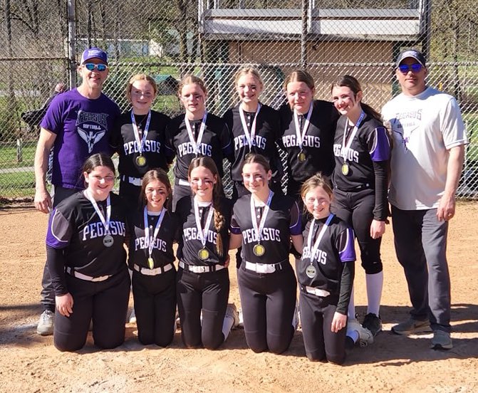 Congratulations to Pegasus 12U Turner!! Runner up at the Hoppin Hit Fest tournament!🥈🏆Great way to start of the spring! 💜💟🥎 #pegasusfastpitch #PegasusProud #pegasussoftball #purplepower #fastpitch #pegasus12U