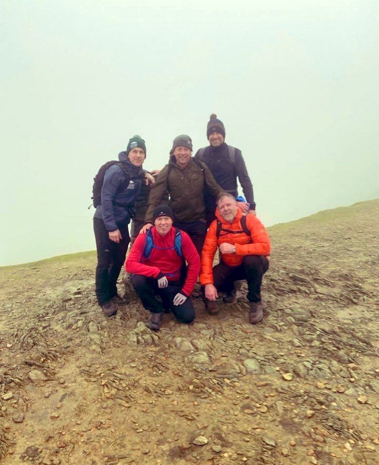 Helvellyn 🥾 Storm Kathleen 💨 Completed it! #lakedistrict #ambleside #hiking