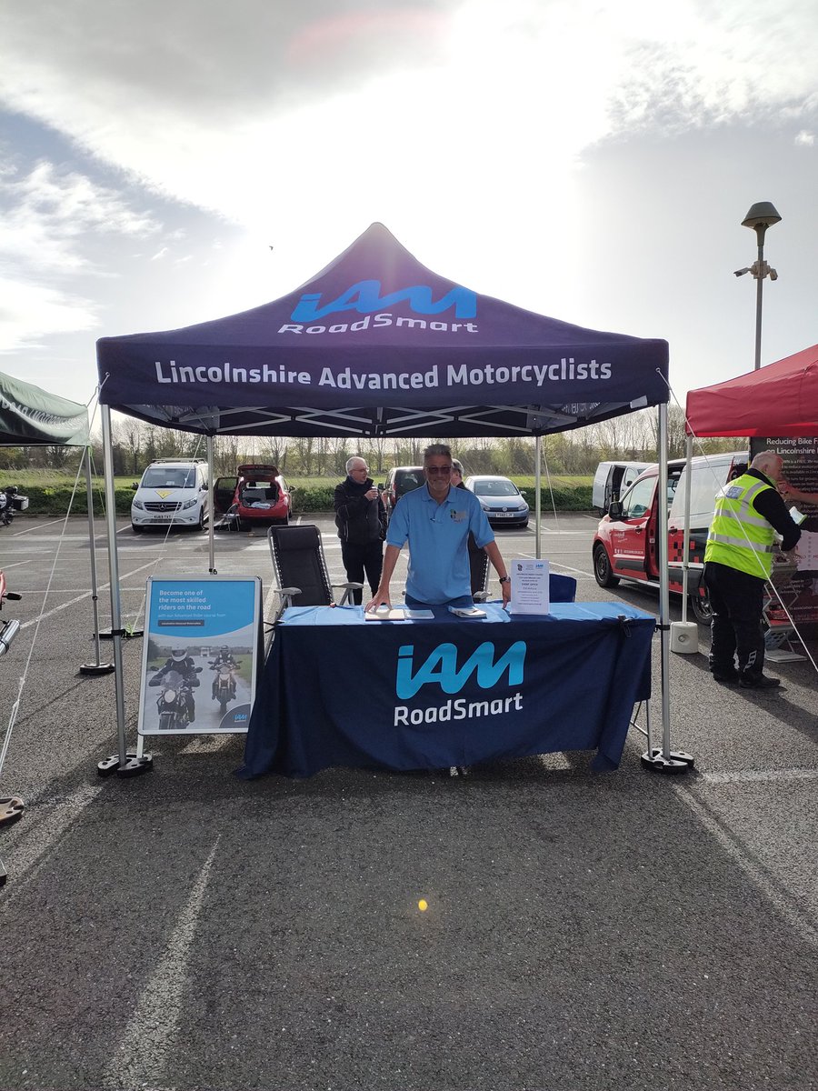 Today we were at the Lincolnshire Road Safety Partnership BikeSafe biker breakfast with our observers supporting taster rides and and then us convincing interested riders to sign up to the advanced rider course. We successfully recruited 8 new members. Thanks to all.