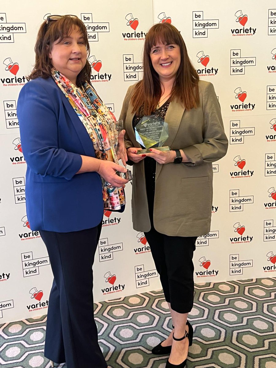 What a wonderful afternoon celebrating some truly inspiring people #VarietyChildrensAwards 🥰🥰 Congratulations to all the deserved winners & huge thanks to @Anitamurray00 @bekingdomkind for supporting and organising!!🙏❤️ Official photos to follow! @AnneRabbitte @JolantaBurke