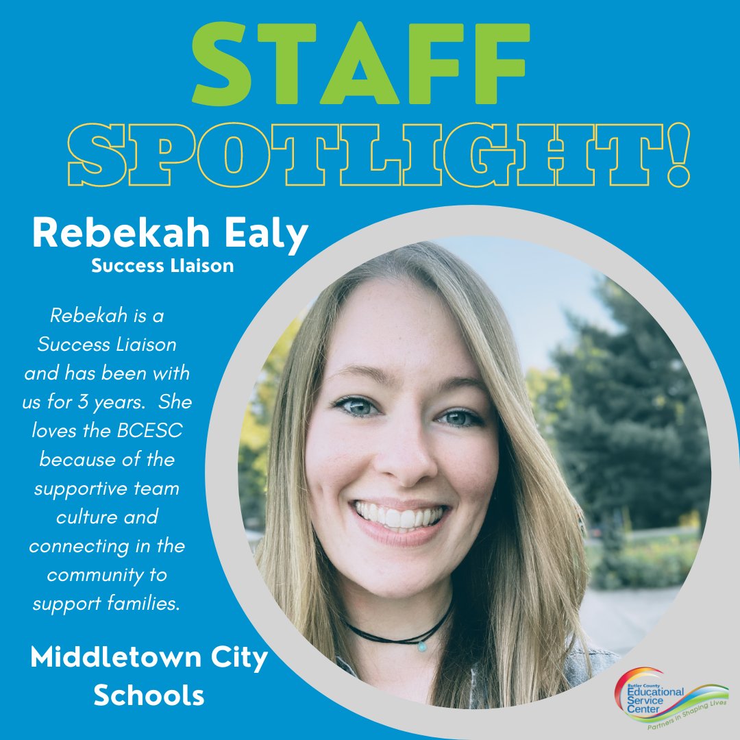 🌟 Meet Rebekah Ealy: BCESC Success Liaison for 3 years. Enjoys gardening, baking, and family time. Passionate about fostering community connections and team support. #StaffSpotlight #ProudtoBCESC #MiddieRising 🌱👨‍👩‍👧‍👦