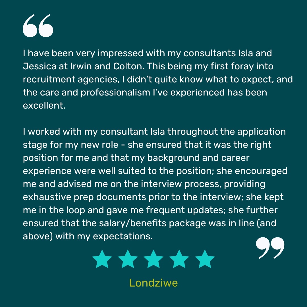 We work hard to provide a quality, professional, and personable service. As we only focus on health, safety, environment, & sustainability recruitment, we provide an unrivalled understanding of the industry. #testimonialtuesday #safetyjobs #sustainabilityjobs