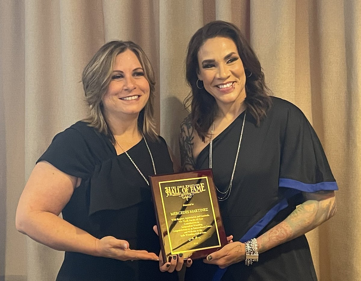 Congratulations to @RealMMartinez on being inducted into the Indie Wrestling Hall of Fame! Check out the induction speeches at youtube.com/live/hjf_7bkhG…