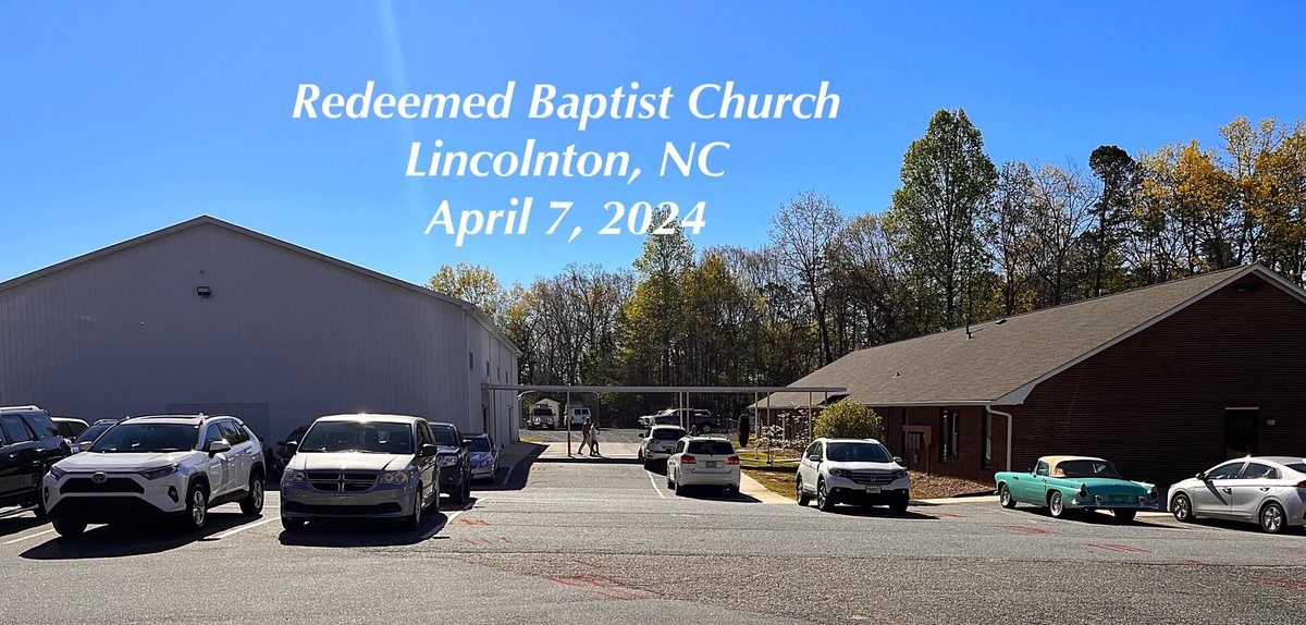 We had a great service at Redeemed Baptist this morning. The presence of the Holy Spirit was in the building. We had many who shared testimonies of what the message meant to them and how they felt the very presence of God, all praise to the Lord. #chooselife #northcarolina2024
