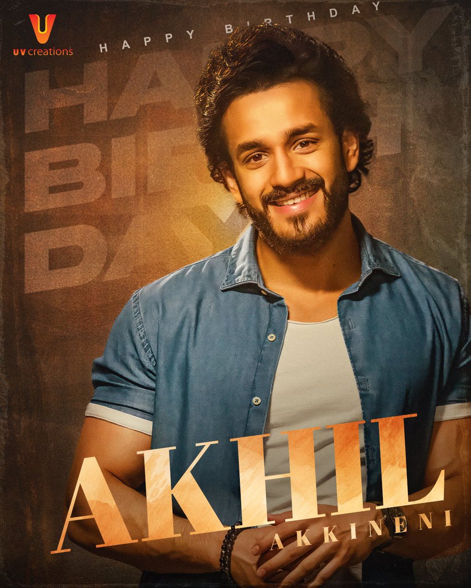 Wishing a very Happy Birthday to the charismatic & incredibly talented @AkhilAkkineni8 🎂🎉 May your day be as extraordinary as your talent and as bright as your smile ✨ Cheers to another year of success and happiness 🥳🌟 #HBDAkhilAkkineni #HappyBirthdayAkhilAkkineni