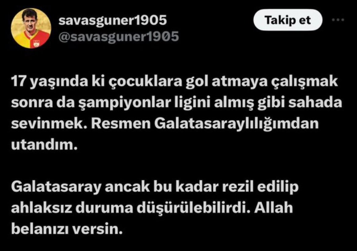 Sizinle Gurur Duyuyoruz Fenerbahçe