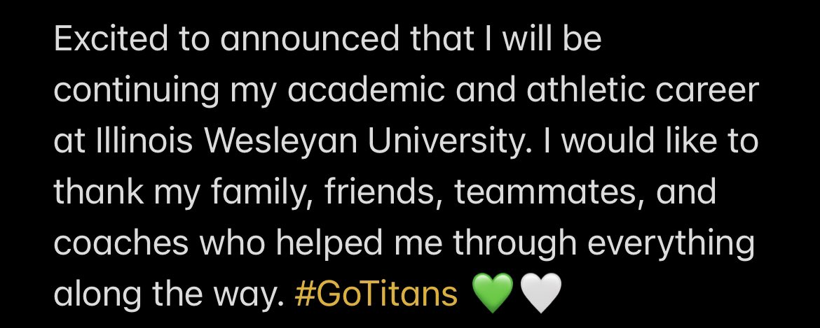 HOME 💚🤍 #GoTitans #TGOE @IWUTitanFball @RedhawkFB @MaristBoysHoops @IWUTITANHDFBCO1 @FSQWildcats @river_tackle @HonorGloryFame @PrepRedzoneIL @EDGYTIM