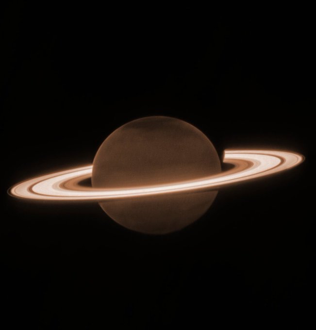 Saturn from the James Webb Space Telescope