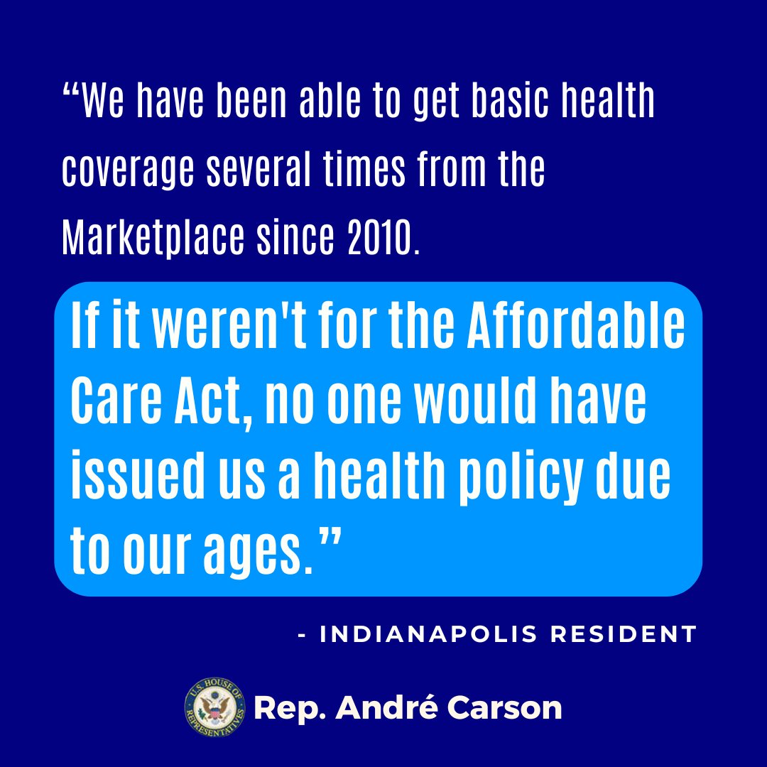 Indianapolis has seen a 208% increase in enrollments of the Affordable Care Act since 2020. I voted for this landmark bill and more cost saving measures – so the average enrollee now saves $590 a month. The Affordable Care Act continues to make an impact.