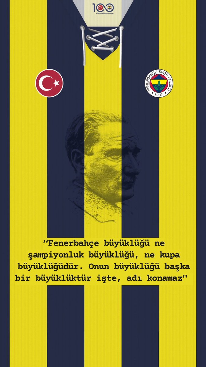 Fenerbahçe hükmen yenilir, hükmedenlere yenilmez! 

İyi ki Fenerbahçeliyiz 💛💙