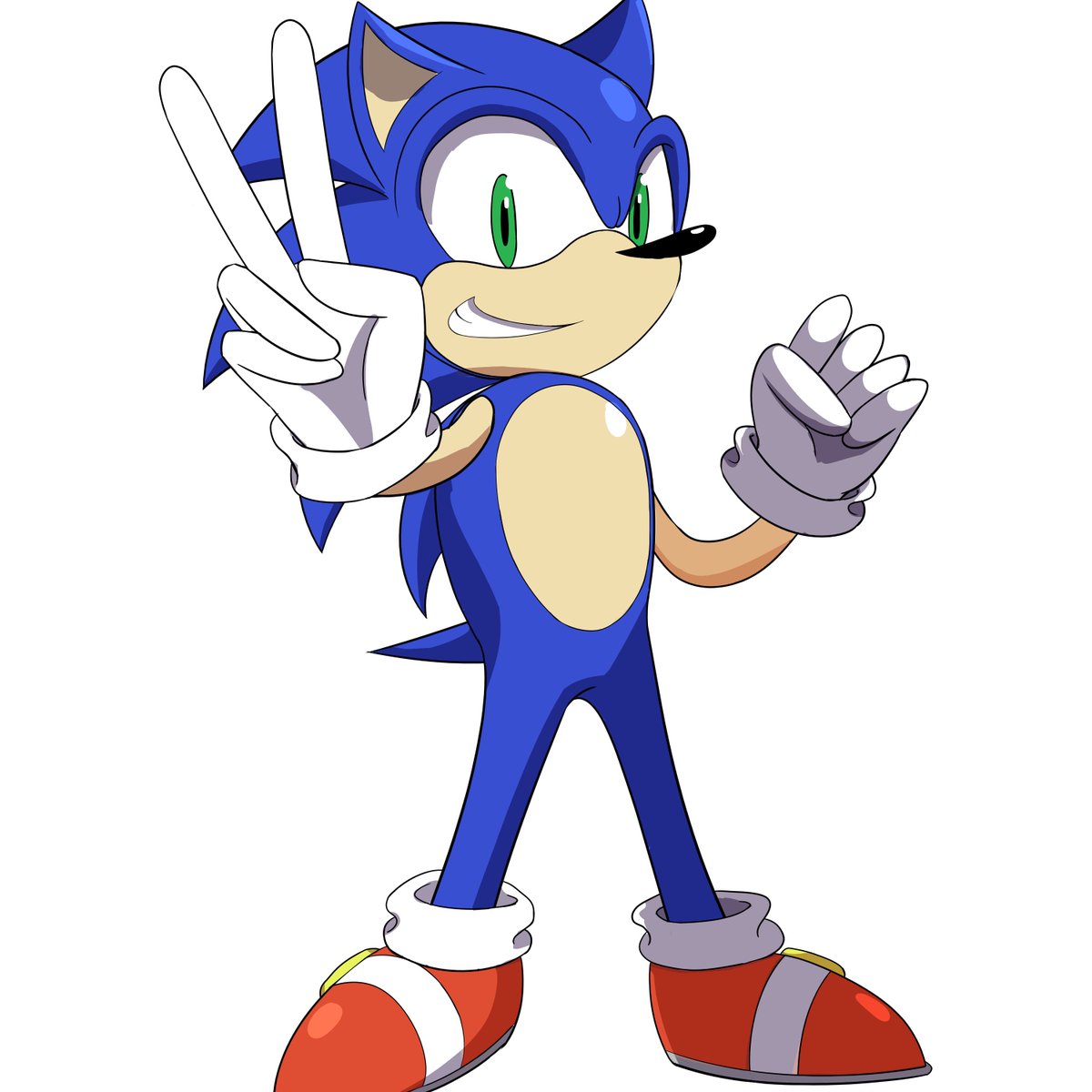 Sonic 1 hour drawing
